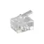 MicroConnect Konektor RJ-11 6P4C 10 kusů