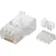 MicroConnect Konektor RJ-45 MP8P8C CAT6 čirá 10ks
