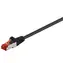 MicroConnect CAT6 F/UTP 2m černá / PVC