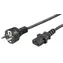 MicroConnect Síťový napájecí kabel Schuko - C13 0.5m černá