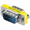 MicroConnect Mini Gender adaptér DB9 M/M