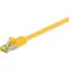MicroConnect CAT7 S/FTP Patch Cord 0.5m žlutá / LSZH