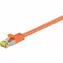 MicroConnect CAT7 S/FTP Patch Cord 0.25m oranžová / LSZH