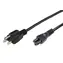 MicroConnect Power Cord US Typ B - C5 3m černá / Americká koncovka