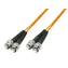 MicroConnect Optical Fibre Cable ST/ST Multimode duplex OM1 2m oranžová