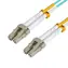 MicroConnect Optical Fibre Cable LC/LC Multimode duplex OM3 20m modrá
