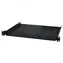 XtendLan CPOLIC1U28-B Police 280mm černá / univerzal / 1U / 25kg nosnost