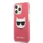 Karl Lagerfeld TPE Choupette Head Kryt pro Apple iPhone 13 Pro Fuchsia