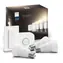 Philips Hue White žárovka LED E27 A60 9.5W 3ks + bridge /  1100lm / 2700K / IP20 / ovladač