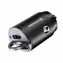SWISSTEN adaptér do auta 2x USB-C černá / 45W / PD 