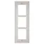 2N ATEUS-9155013 IP Verso nikl - rámeček pro instalaci do zdi / 3 moduly