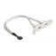 Delock Slot bracket 2 x USB 2.0 typ A (F) externí 0.3m bílá