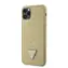 GUESS Rhinestones Triangle Metal Logo Kryt pro Apple iPhone 11 Pro Max zlatá