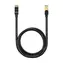 Baseus WKJS010201 Síťový kabel CAT7 1.5 m černá / Patch kabel / RJ45 - RJ45