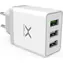 KRUX KRX0065 bílá / síťová nabíječka / 3x USB-A / 6 A / 30 W