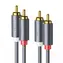 UGREEN Kabel 2RCA (Cinch M-M) 2m černá
