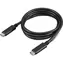 Lenovo Kabel USB-C(M) - USB-C(M) 1m černá / 2x USB-C (M) / 100W@20V/5A / 10 Gbs