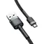 Baseus CAMKLF-BG1 Kabel USB-A (M) - Micro-USB (M) 1 m černo-šedá