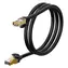 Baseus WKJS010101 Síťový kabel CAT7 1 m černá / RJ-45 - RJ45 / 10Gbps