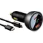 BaseusCGZX070001 Superme Nabiječka do auta černá / 1x USB-A / 1x USB-C / 140W / + kabebl USB-C (M) - USB-C (M) 1 m