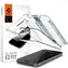 Spigen Glass tR EZ Fit FC Black ochranné sklo pro Apple iPhone 15 Plus 2ks čirá