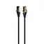 Gembird PP8-LSZHCU CAT8 SFTP 3m černá / Patch kabel / RJ45