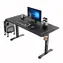 ULTRADESK Momentum černá / Herní stůl / 152 x 70 x 75 cm / USB hub