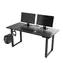 ULTRADESK Uplift černá / Herní stůl / 160 x 75 x 74 - 116 cm / nastavitelná výška / LED osvětlení 