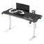 ULTRADESK Force bílá / Herní stůl / 166 x 70 x 60 - 86 cm / nastavitelná výška / LED osvětlení