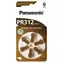 Panasonic PR312 (PR41) 6ks / Baterie do naslouchadel / 1.4V / 160 mAh / ZnAir