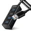 AXAGON HUE-M1AL, 4x USB 3.2 Gen 1 MINI hub, kovový, kabel USB-A 1.2m