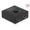 DeLock Manuální switch HDMI 1x HDMI - 2x HDMI černá