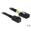 DeLock Kabel Mini SAS HD SFF-8643 (M) - Mini SAS SFF-8087 (M) 1m černá