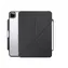 Epico Clear Flip Case flipové pouzdro pro Apple iPad Pro 12.9" (2018/2020/2021/2022) černá transparentní