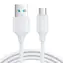 Joyroom S-UM018A9 Nabíjecí kabel USB-A (M) - MicroUSB (M) 2.4A  0.25m bílá