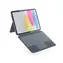 Epico Backlit Keyboard Case kryt s klávesnicí pro Apple iPad 10.9" (2022) - němčina šedá
