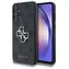 Guess PU 4G Metal Logo Zadní Kryt pro Samsung Galaxy A55 5G šedá