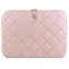 Guess PU Quilted 4G Metal Logo Obal na Notebook 13/14" růžová
