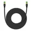 Baseus B0013320C111-05 Opletený síťový kabel RJ45 Cat.8 5m černá
