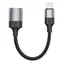 SWISSTEN TEXTILE OTG adaptér Lightning (M) na USB-A (F) 0.13m černá
