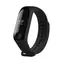 FIXED Silikonový řemínek Silicone Strap pro Xiaomi Mi Band 3/4 černý