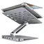 AXAGON HMC-STND, stojan pro 10"-16" notebooky, USB 5Gbps hub, 3x USB-A, HDMI 4k/60Hz, RJ-45, PD 100W, kabel USB-C 60cm