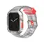 SKINARMA silikonový řemínek a ochranné pouzdro pro Apple Watch 45/44 mm čirá