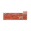 Genesis Lead 300  Double Shot Keycaps oranžová / sada náhradních kláves / 106 ks