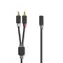 Nedis Stereo Audio kabel 2x RCA (M) - jack 3.5 mm (F) 0.20 m černá 