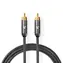 Nedis Kabel k subwooferu RCA (M) - RCA (M) 5.00 m šedá 