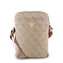 Guess PU 4G Triangle Logo Taška 8" Pink