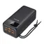 Sandberg Powerbanka 50000mAh černá / PD 130W / svítilna / 3x USB-C & 3x USB-A