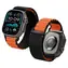 Spigen Fabric Band (hook) řemínek pro Apple Watch 49mm/46mm/45mm/44mm oranžová