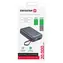 SWISSTEN 22013945 20000mAh stříbrná / Powerbanka s integrovanými kabely / 2x USB-C + Lightning
